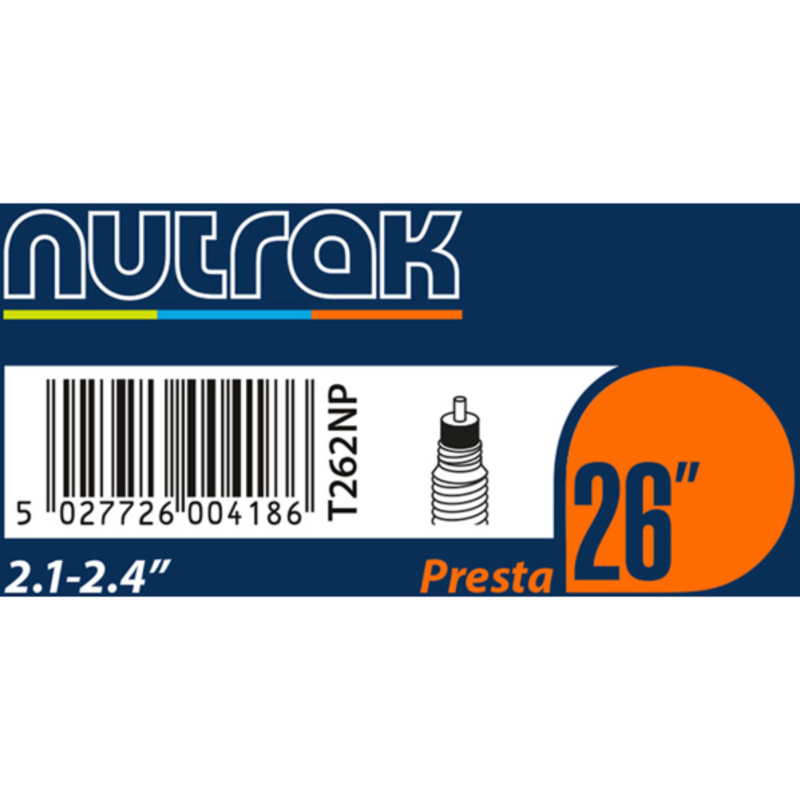 26 x 2.1 - 2.4 Inch Inner Tube (Presta Valve)