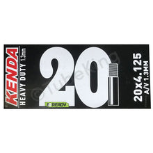 Load image into Gallery viewer, 20 x 4.125 Kenda Bike Inner Tube - Schrader Valve 40mm