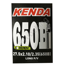 Load image into Gallery viewer, 27.5" / 650b x 2.10 - 2.35" Kenda Bike Inner Tube - Presta or Schrader Valve