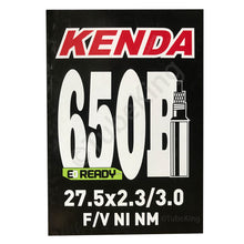 Load image into Gallery viewer, 27.5" / 650b x 2.30 - 3.00" Kenda Bike Inner Tube - Presta or Schrader Valve