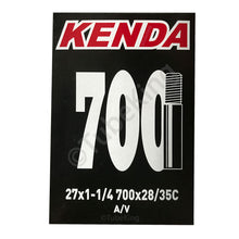 Load image into Gallery viewer, 27" x 1 1/4", 700 x 28-35 Kenda Bike Inner Tube - Presta or Schrader Valve