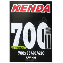 Load image into Gallery viewer, 700 x 35 - 43c Kenda Bike Inner Tube - Presta or Schrader Valve. (700 x 30-43 for Presta 60mm & Schrader 48mm)