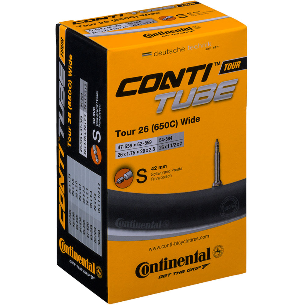 Continental Tour 26 x 1.75 2.50 26 x 1 1 2 x 2.00 Inner Tube