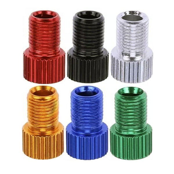 Bike tire valve outlet adapter