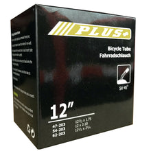 Load image into Gallery viewer, 12 (12 1/2) x 1.75 - 2 1/4" Pram Inner Tube - Schrader Valve 45-Degree