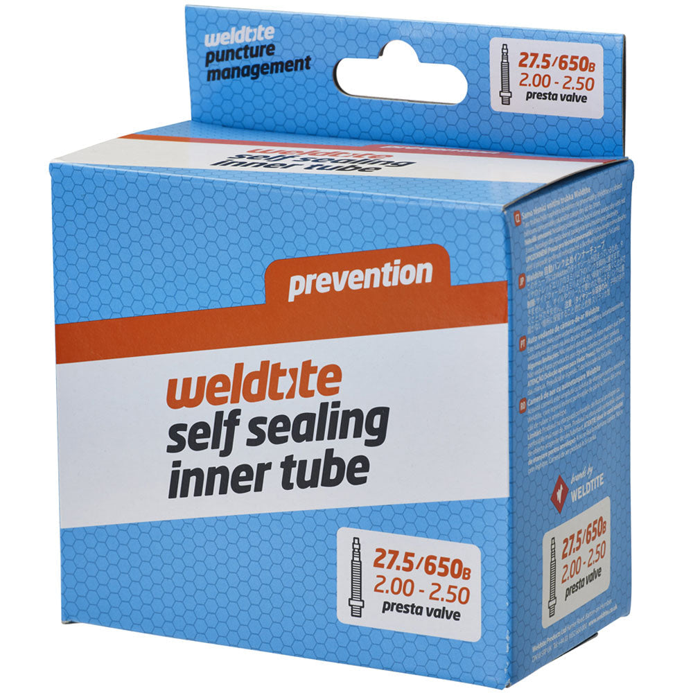 Self-Sealing 27.5 x 2.00 - 2.50" Inner Tube - Presta or Schrader Valve