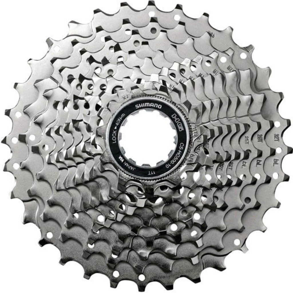 10 Speed - 11-32T - Tiagra - Shimano HG500 - Silver Cassette