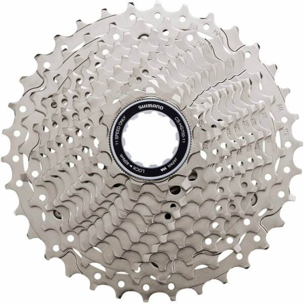 11 Speed - 11-34T - 105 - Shimano HG700 - Silver Cassette