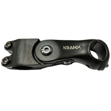 Load image into Gallery viewer, 1 1/8 - 25.4mm - 110mm - 0-60° Adjustable Rise - Black - Kranx