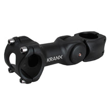 Load image into Gallery viewer, 1 1/8 - 31.8mm - 110mm - 0-60° Adjustable Rise - Black - Kranx