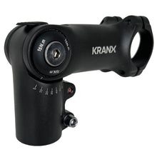 Load image into Gallery viewer, 1 1/8 - 31.8mm - 90mm - 0-50° Adjustable Rise - High Mount - Black - Kranx