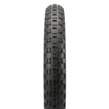 Load image into Gallery viewer, Front view of the tread on a 16 x 1.75 gumwall bike tyre.