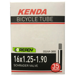 16 x 1.25 - 1.90 Kenda Inner Tube (Schrader Valve) 32/49-305