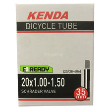 Load image into Gallery viewer, 20 x 1.00 - 1.50 Kenda Inner Tube (Schrader Valve) 25/38-406