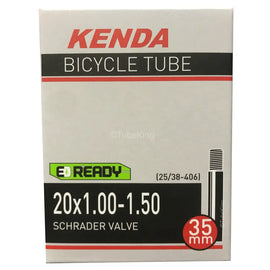 20 x 1.00 - 1.50 Kenda Inner Tube (Schrader Valve) 25/38-406