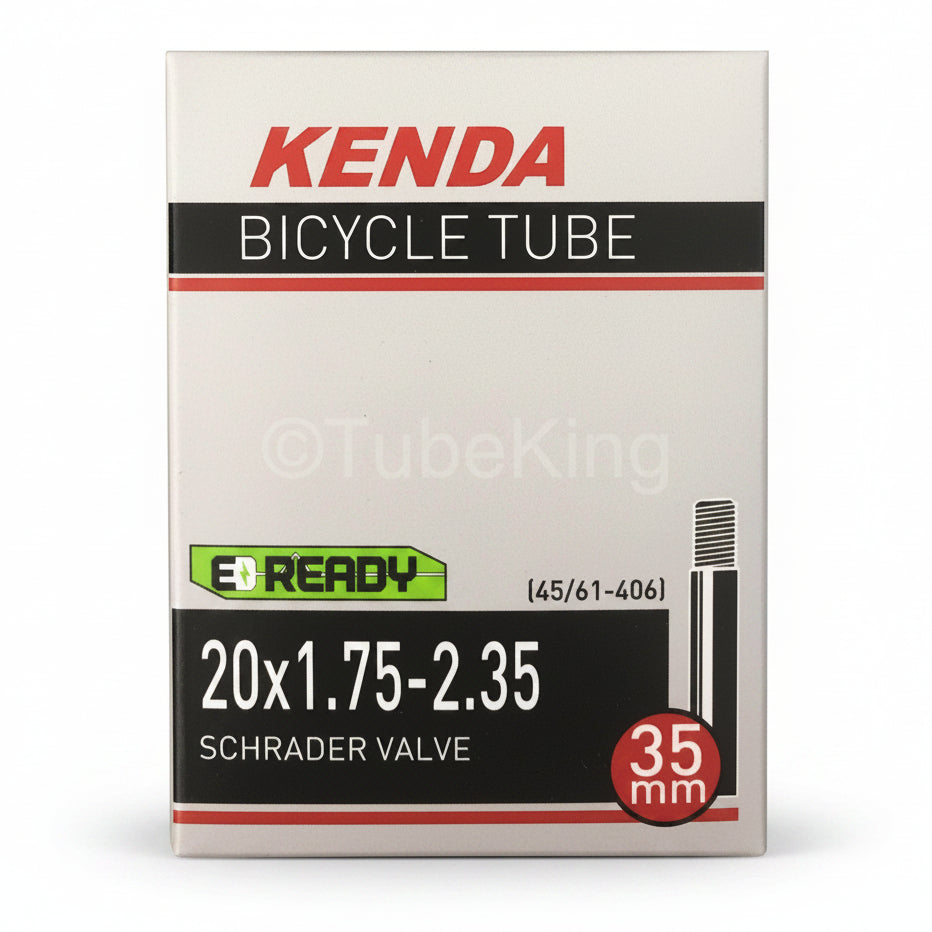 20 x 1.75 - 2.35 Kenda Inner Tube (Schrader Valve) 45/61-406