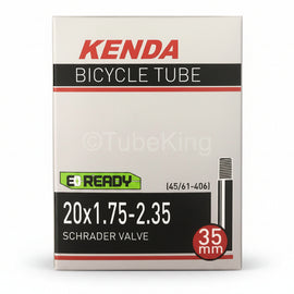 20 x 1.75 - 2.35 Kenda Inner Tube (Schrader Valve) 45/61-406