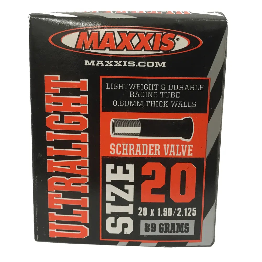 20 x 1.90 - 2.125 Maxxis Ultra Light Inner Tube *CLEARANCE ITEM