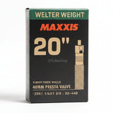 20 x 1 1/4 - 1 3/8 Maxxis Welter Weight Inner Tube - Presta Valve 48mm (32-440)