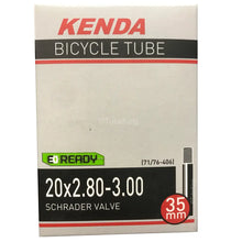 Load image into Gallery viewer, 20 x 2.80 - 3.00 Kenda Inner Tube (Schrader Valve) 71/76-406