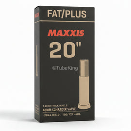 20 x 4.0 - 5.0 Maxxis Fat Plus Inner Tube - Schrader Valve (100/127-406) ©TubeKing 2026