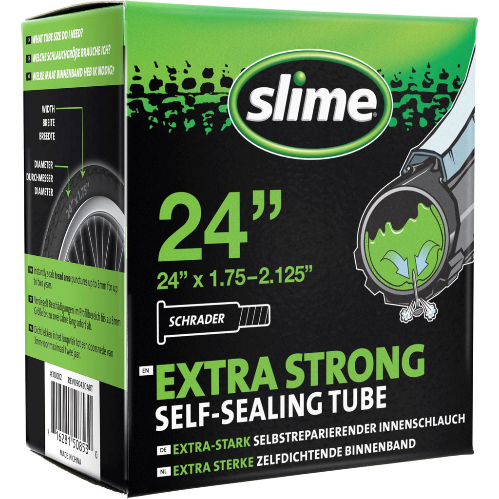 24 x 1.75 - 2.125" Slime Inner Tube - Schrader Valve