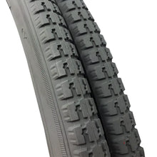 Load image into Gallery viewer, 24 x 1 3/8 Wheelchair Tyres (All Grey) 37-540 (PAIR OF TYRES) *CLEARANCE