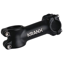 Load image into Gallery viewer, Black 25.4mm bike stem 90mm with adjustable rise