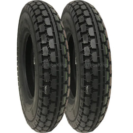 250 x 6 Tyres (2.50-6) C177. Black. Pneumatic. (PAIR) *CLEARANCE ITEM