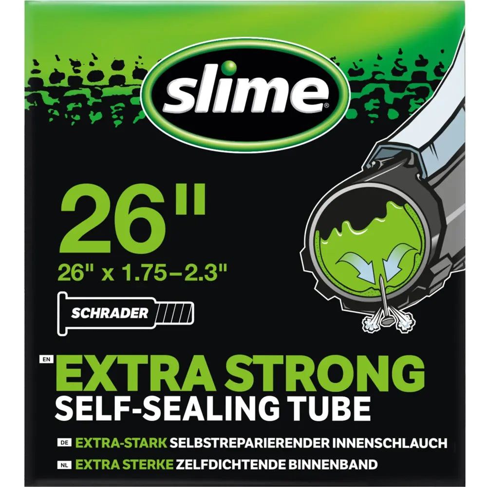 26 x 1.75 - 2.3" Slime Inner Tube