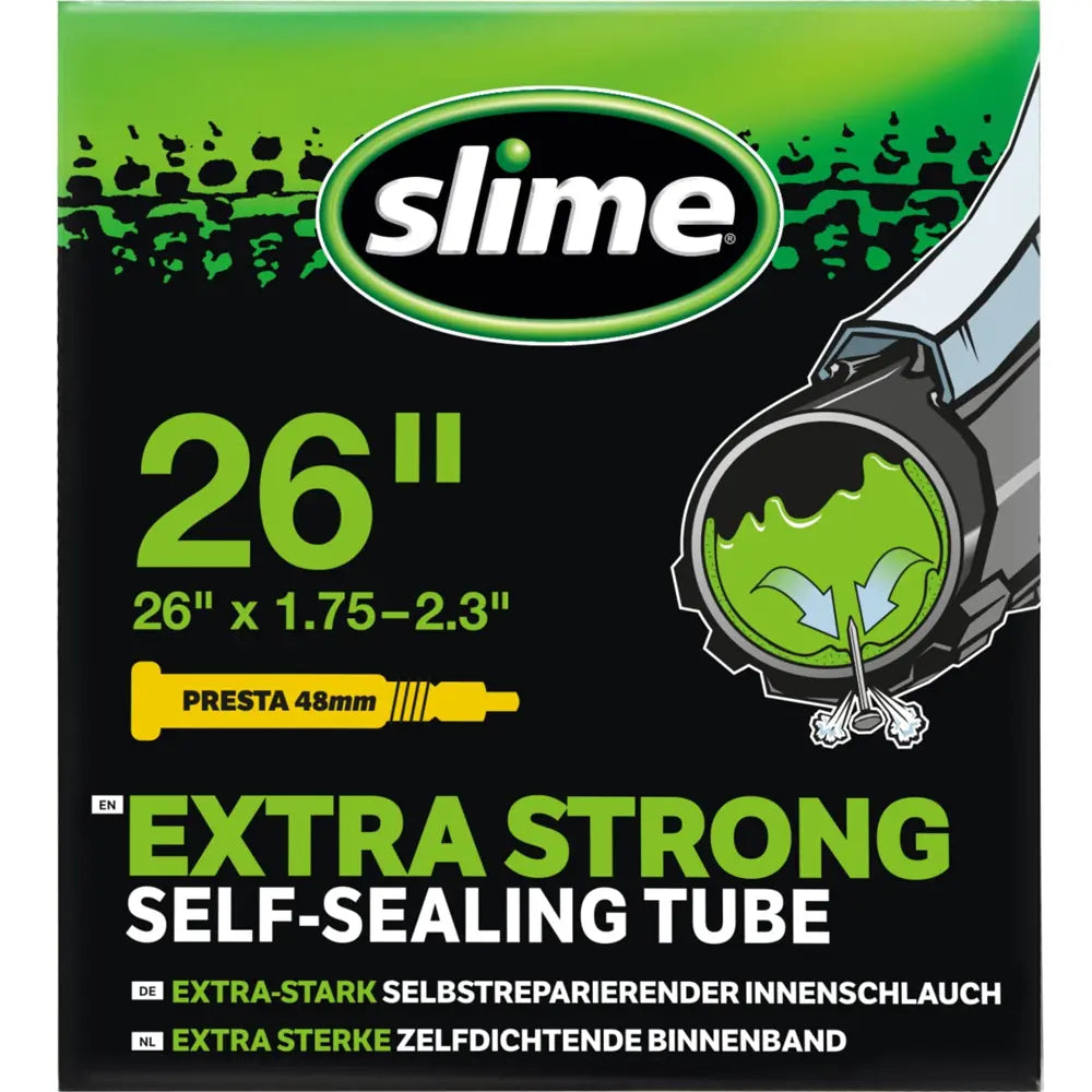 26 x 1.75 - 2.3" Slime Inner Tube