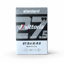 Load image into Gallery viewer, 27.5 x 1.5 - 2.0 inch Vittoria Inner Tube