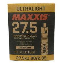 Load image into Gallery viewer, 27.5 x 1.90 - 2.35 Maxxis Ultra Lite Inner Tube (148g)  *CLEARANCE ITEM