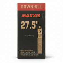 Load image into Gallery viewer, 27.5 x 2.25 - 2.5 Maxxis Downhill Inner Tube (1.5mm thick walls) - Presta Valve 48mm (63/75-584) ©TubeKing 2026