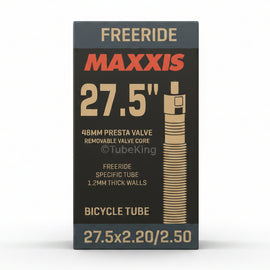 27.5 x 2.25 - 2.5 Maxxis Freeride Inner Tube (1.2mm thick walls) - Presta Valve 48mm ©TubeKing 202