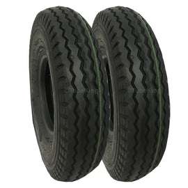 280/250 x 4 Tyres (2.80/2.50-4) Sawtooth Tread. Black. Pneumatic. (PAIR) *CLEARANCE ITEM