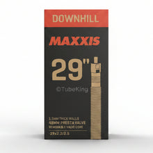 Load image into Gallery viewer, 29 x 2.2 - 2.5 Maxxis Downhill Inner Tube (1.5mm thick walls) - Presta Valve 48mm ©TubeKing 2026