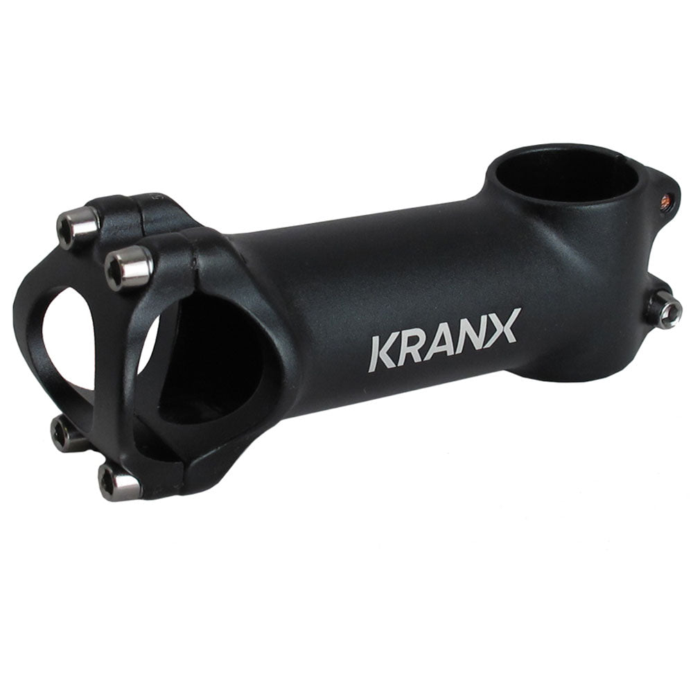 Black 31.8mm road bike stem in multiple lengths