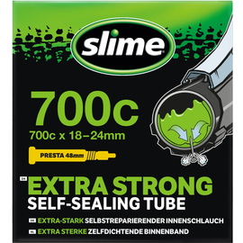 700 x 18 - 24 Slime Inner Tube - Presta Valve 48mm