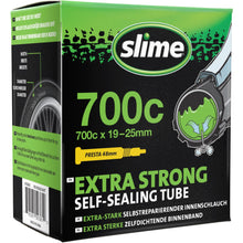 Load image into Gallery viewer, 700 x 19 - 25 Slime Inner Tube - Presta Valve