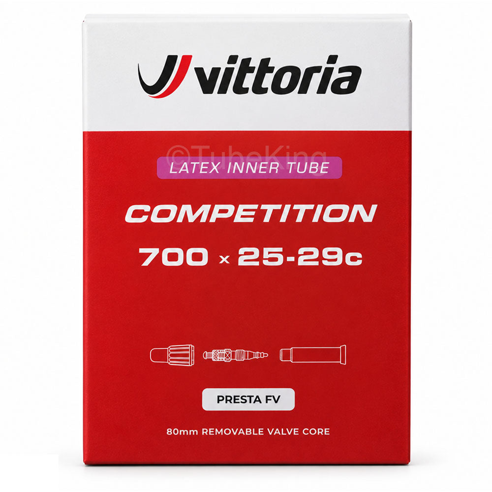700 x 25 - 29c Latex Inner Tube (80mm Presta Valve) NEW SIZE!