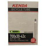 700 x 35 - 43c Kenda Bike Inner Tube - Presta or Schrader Valve. (700 x 30-43 for Presta 60mm & Schrader 48mm)