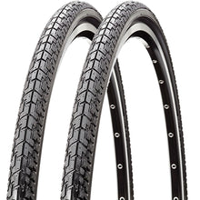 Load image into Gallery viewer, 700 x 35c Hybrid Bike Tyres Pair – Fast Rolling Directional Tread
