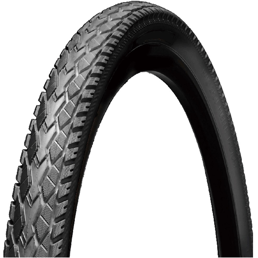 700 x 40c Tyre - Hybrid Trail Tyre -  Grippy and Fast Rolling Tread Pattern - Black (42-622)