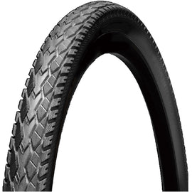 700 x 35c Tyre - Hybrid Trail Tyre -  Grippy and Fast Rolling Tread Pattern - Black (37-622)