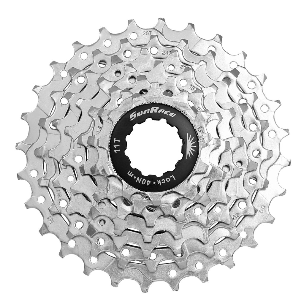 7 Speed - 11-28T - MTB - SunRace CSM63 - Nickel Cassette