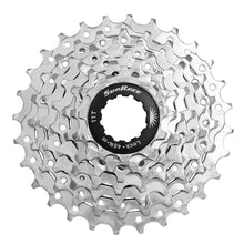 Load image into Gallery viewer, 7 Speed - 11-28T - MTB - SunRace CSM63 - Nickel Cassette