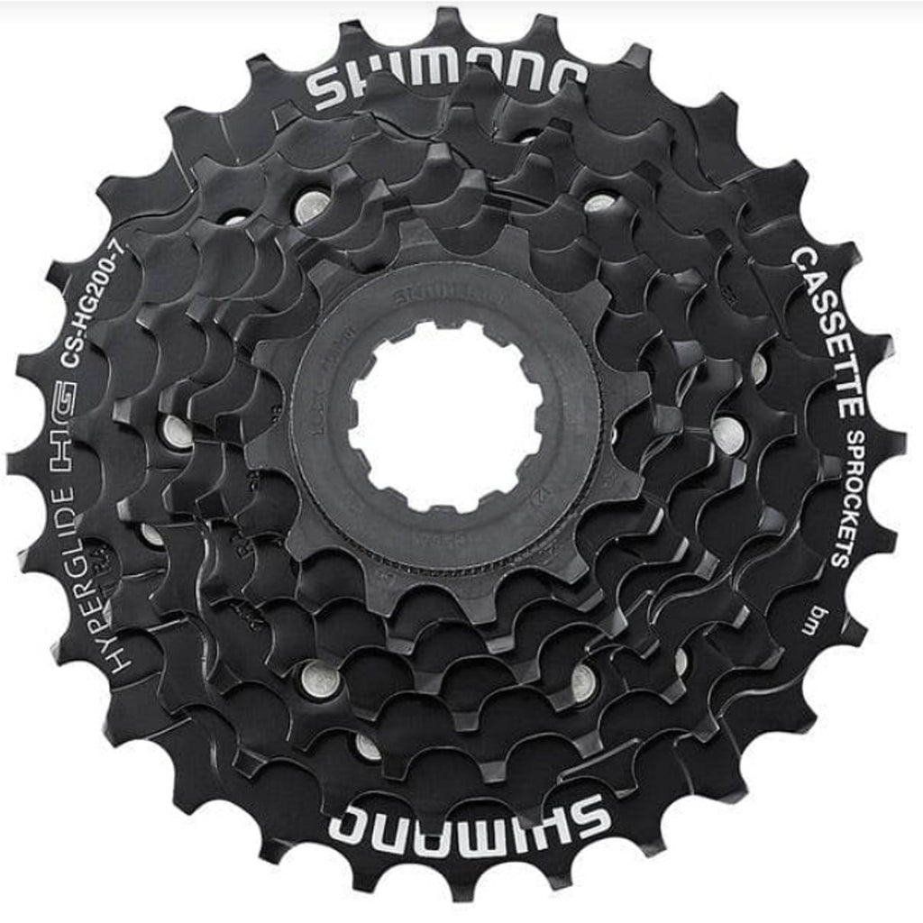 7 Speed - 12-32T - MTB - Shimano HG200 - Black Cassette