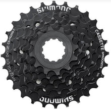 Load image into Gallery viewer, 7 Speed - 12-32T - MTB - Shimano HG200 - Black Cassette