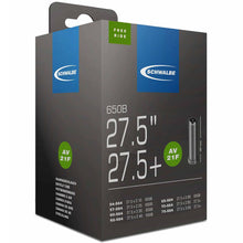 Load image into Gallery viewer, 27.5&quot; x 2.10 - 3.00 Schwalbe Freeride Inner Tube No. 21F (AV21F, SV21F)